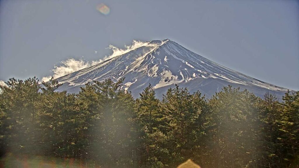 Fuji seen from the northern foot of Mt.fuji