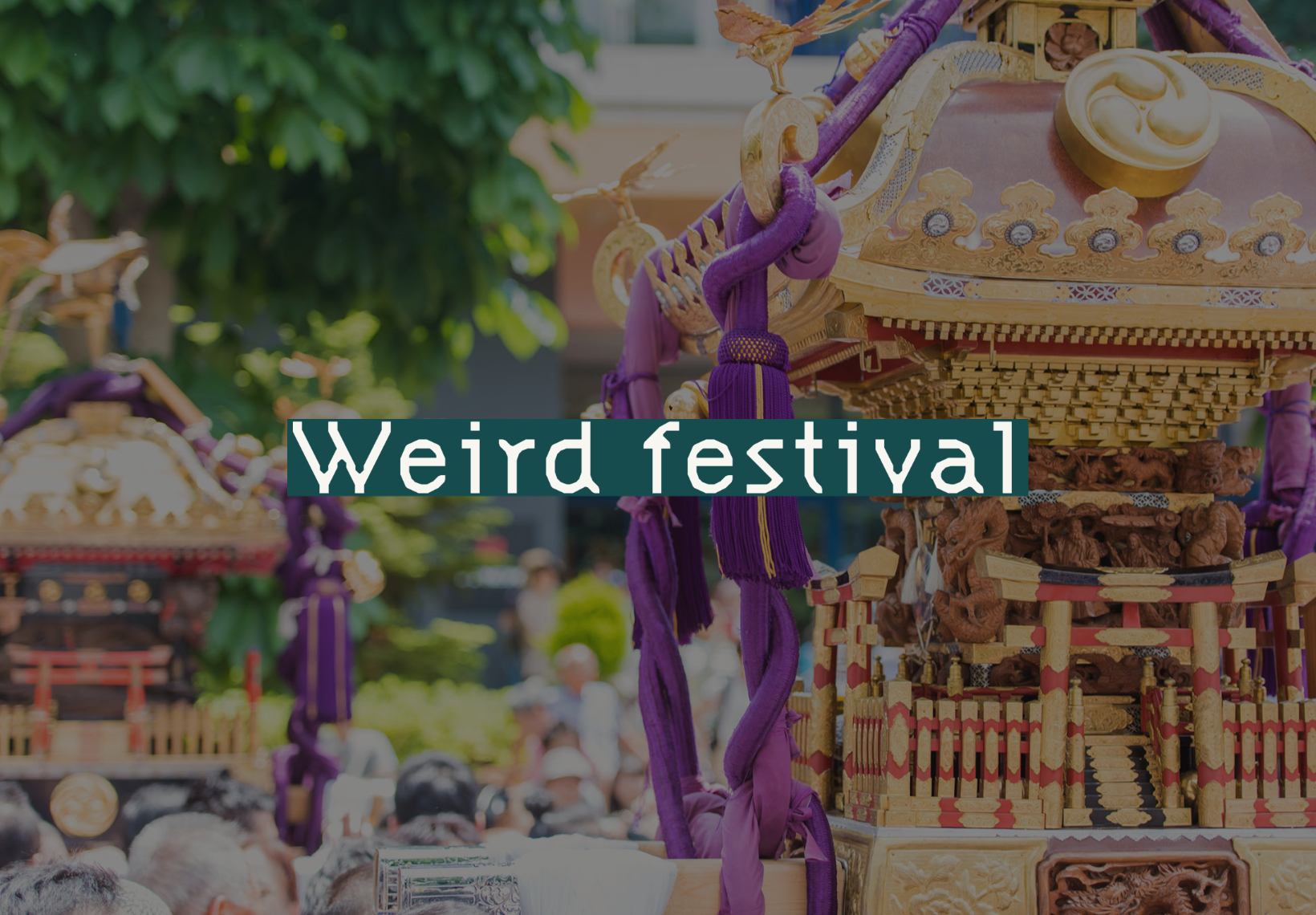 Weird festival japan