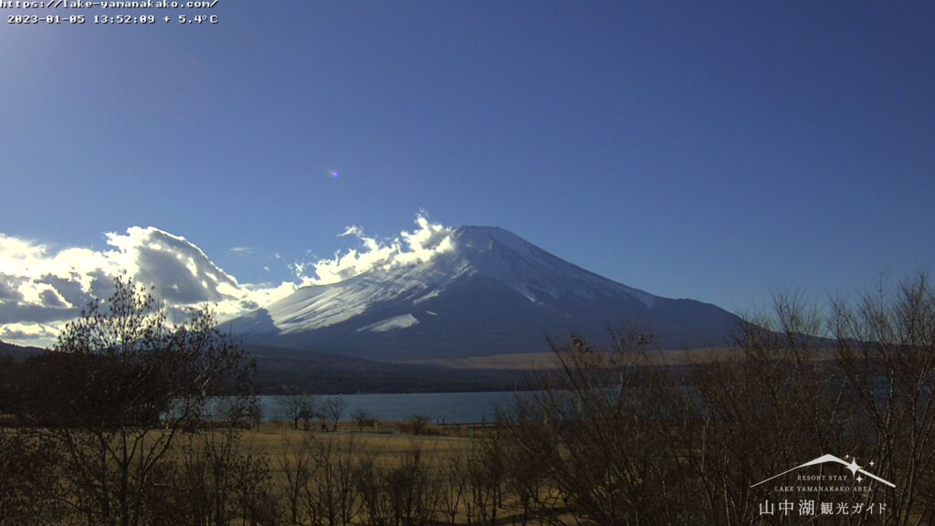 Fuji seen from Yamanakako lakeside